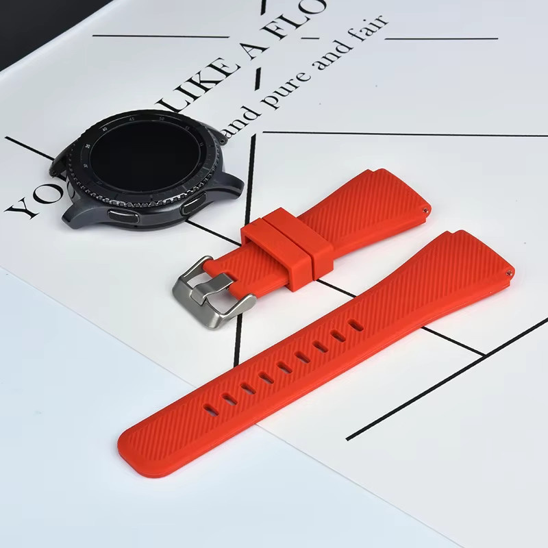Uhrenarmband Silikon, 22 mm, Unisex - Bild 3