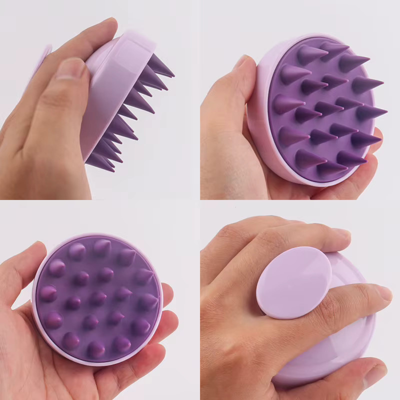 Silikon-Shampoo-Bürsten-Set, Kopfhautpflege, Unisex - Bild 2