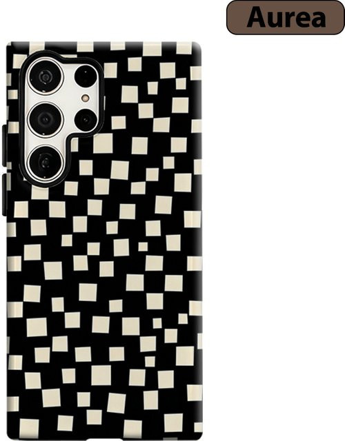 Stoßfeste Doppelschicht-Handyhülle mit klassischem Schachbrettmuster für Samsung Galaxy S26 S25 S24 S23 Ultra Plus - Bild 1