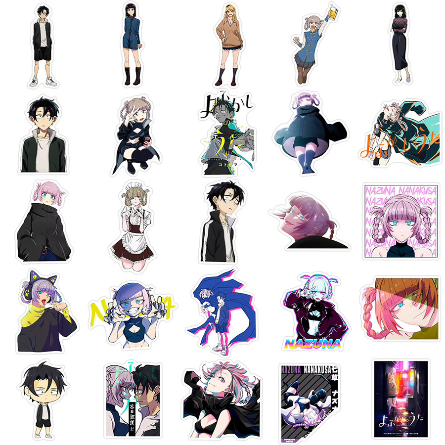 Bandai Call of the Night Anime-Aufkleber, Bunt / Mehrfarbig, Set / Bundle - Bild 5