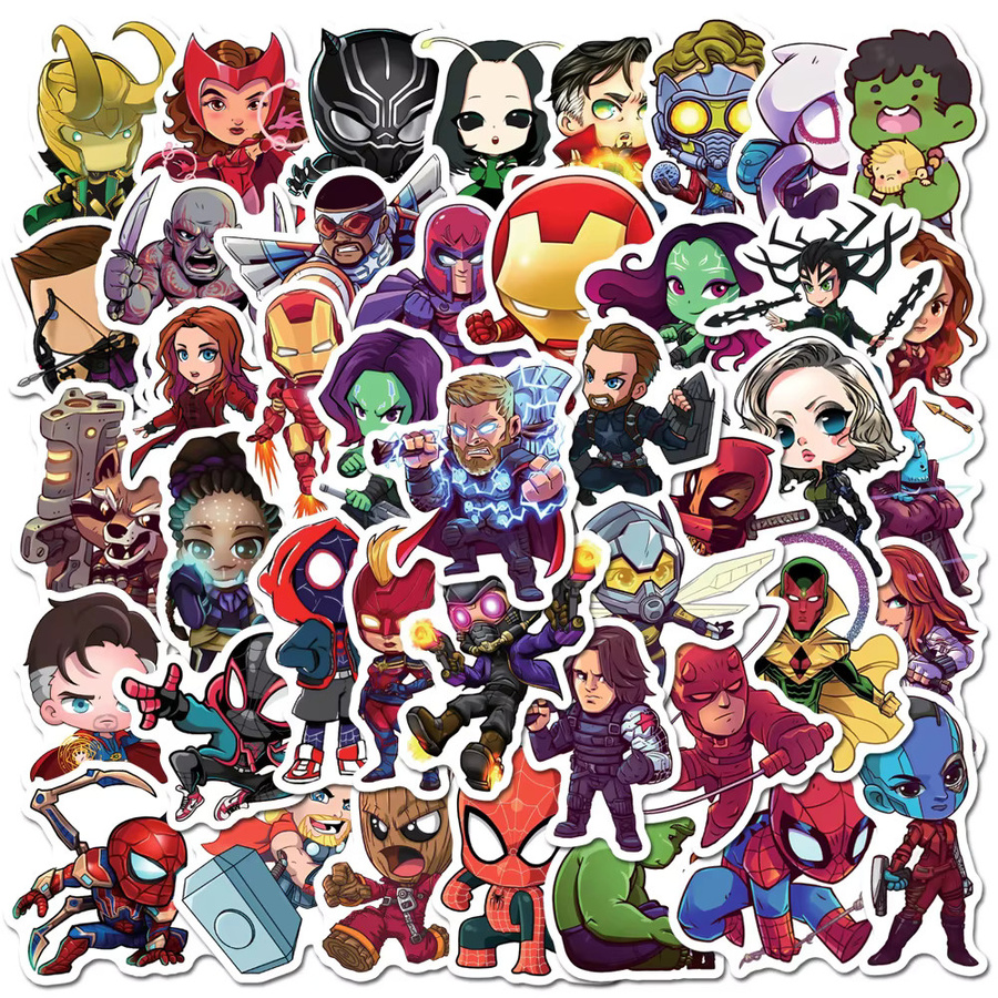Marvel The Avengers Superhelden-Aufkleber, Bunt / Mehrfarbig - Bild 3