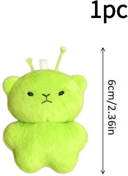 Yiran toy Schlüsselanhänger Alien Katze Plüschtier, Unisex - Bild 1