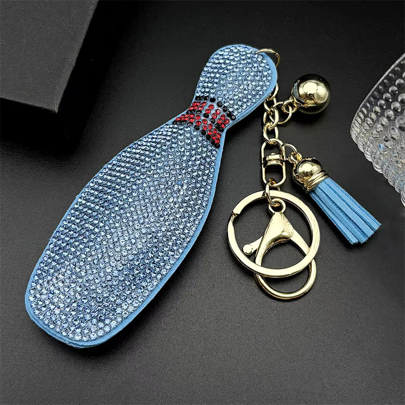 AFAWA Schlüsselanhänger, Blau, Kristall, Unisex - Bild 2