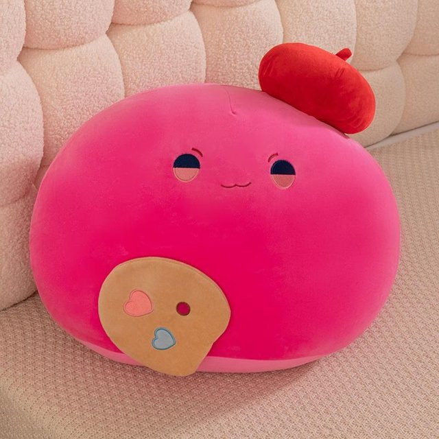 Squishy Böser Ball Plüschtier, Rot Lila Rosa Blau, ab 14 Jahren - Bild 1