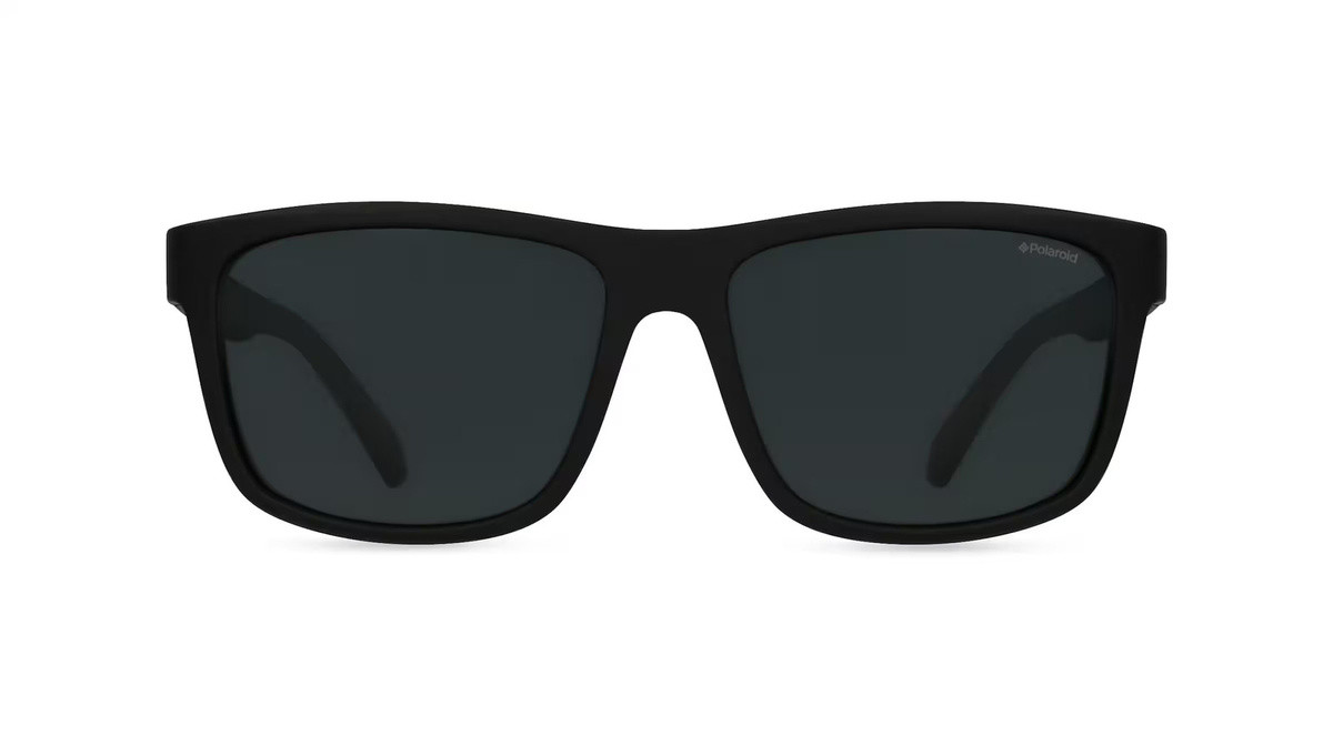 Polaroid PLD 2058/S Sonnenbrille, Vollrand, Quadratisch, Acetat, Herren, schwarz - Bild 1