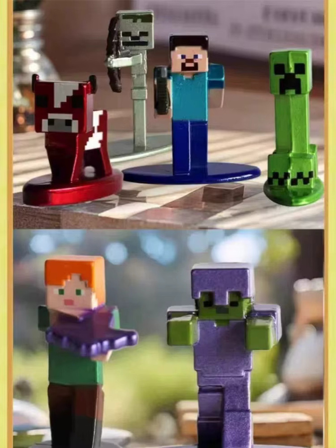 Jada Minecraft Kapselspielzeug, Mini-Figuren, Metall, Bunt / Mehrfarbig - Bild 6