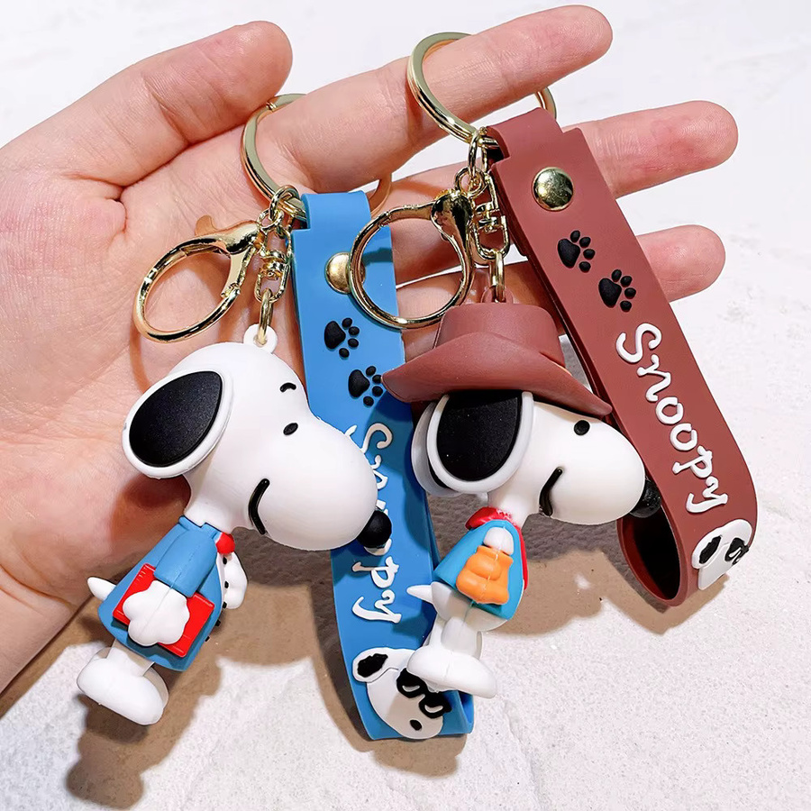 MINISO Schlüsselanhänger Snoopy, Silikon, Unisex - Bild 1