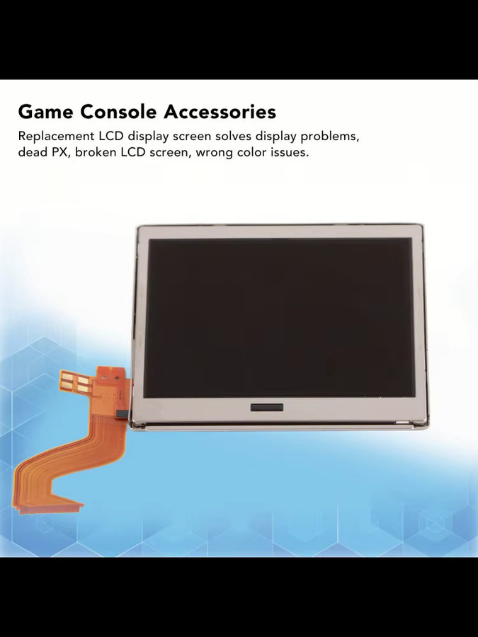 YOUTHINK Ersatz LCD-Bildschirm für DS Lite, 3,0 Zoll LCD-Display Touchscreen in Schwarz - Bild 3