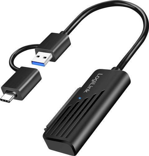 LogiLink USB 3.2 Gen 1 Adapter USB-A auf USB-C Schwarz AU0062 20 cm - Bild 1