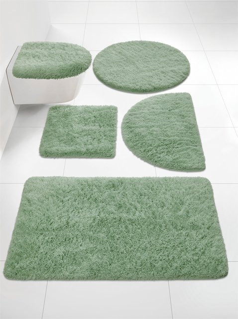 Badausstattung Heine Home in Grün, rutschhemmend und für Fußbodenheizung geeignet, 100% Polyacryl - Bild 1