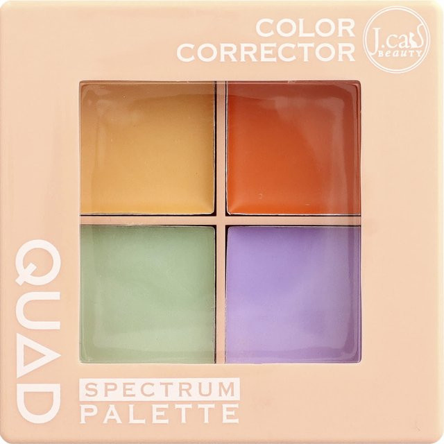 J.Cat Beauty Quad Spectrum Face Palette Color Corrector, 6g - Bild 1