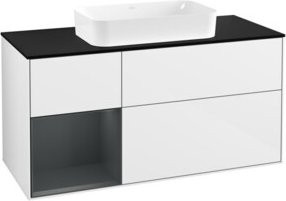 V&B Waschtischunterschrank Finion in Weiß lackiert, Breite: 120 cm, Tiefe: 50,1 cm, Höhe: 50,1 cm - Bild 1