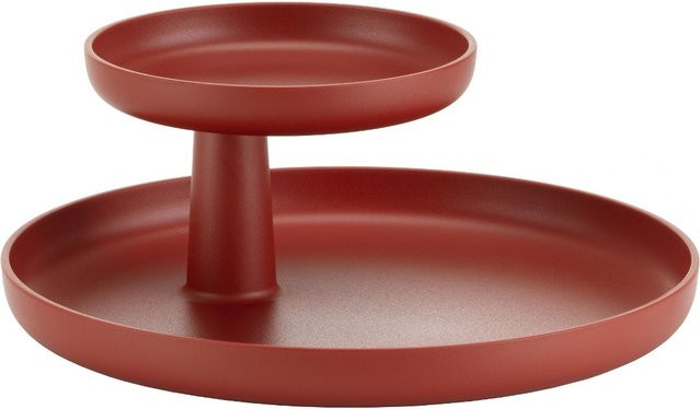 Vitra Rotary Tray Etagere rund in Braun aus ABS-Kunststoff - Bild 1