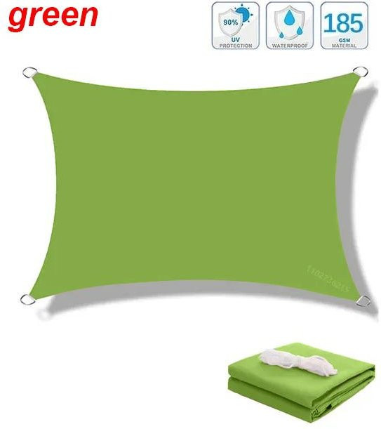 Simplistic Living Home Sonnensegel Oxford wasserdicht grün B/B/H: 200 x 200 cm - Bild 1