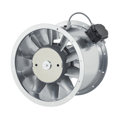 Helios Axial-Mitteldruckventilator AMD 560 4 Rohrlüfter 1,5 kW 400V in Grau und Silber - Bild 1