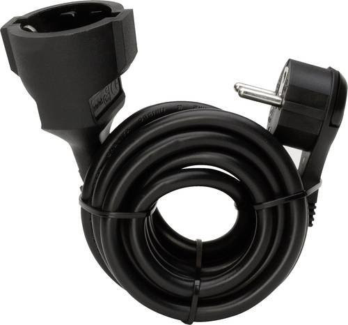 Kopp Strom Verlängerungskabel Schwarz 3,00 m H05VV-F 3G 1,5mm² - Bild 1