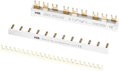 ABB Sammelschienenblock SZ-KS9/30N, 1-phasig, 30 Pins, 10 qmm, Länge: 1038 mm - Bild 1