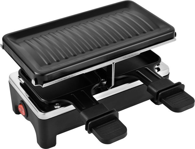 TKG RAC 1018 Raclettegrill in Schwarz mit einstellbarem Thermostat und Antihaftbeschichtung - Bild 1