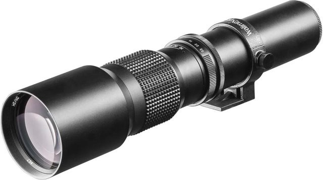 Walimex Pro 500/8,0 Teleobjektiv für DSLR Vollformat und APS-C in Schwarz - Bild 1