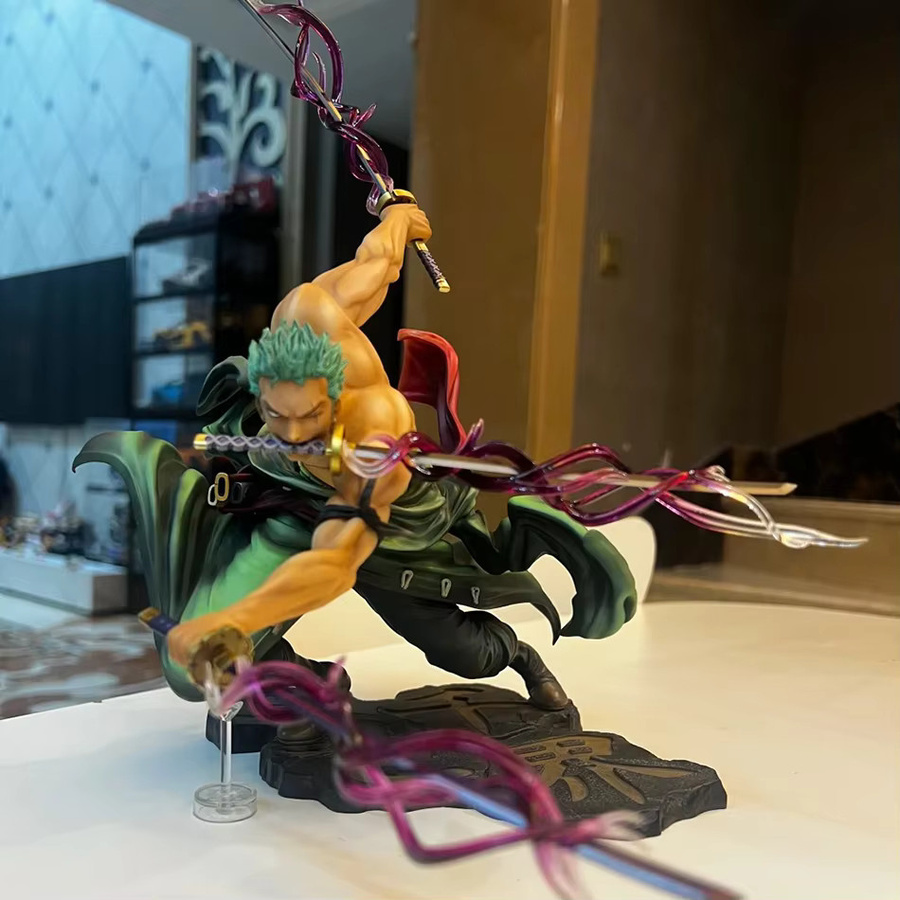 Bandai One Piece Roronoa Zoro Actionfigur, 10cm, Einzelfigur - Bild 2