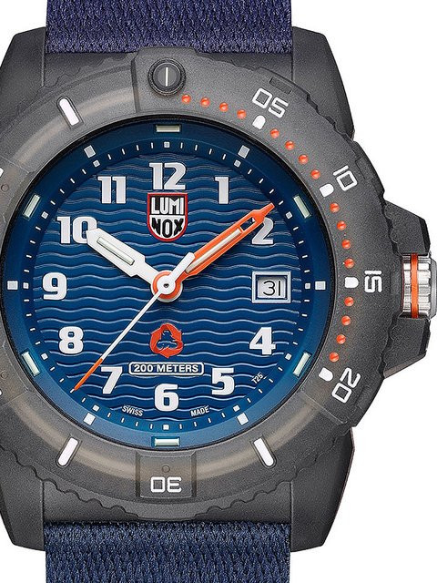Luminox Herrenuhr, Quarz, Kunststoff, Blau, 46 mm, 20 ATM - Bild 1