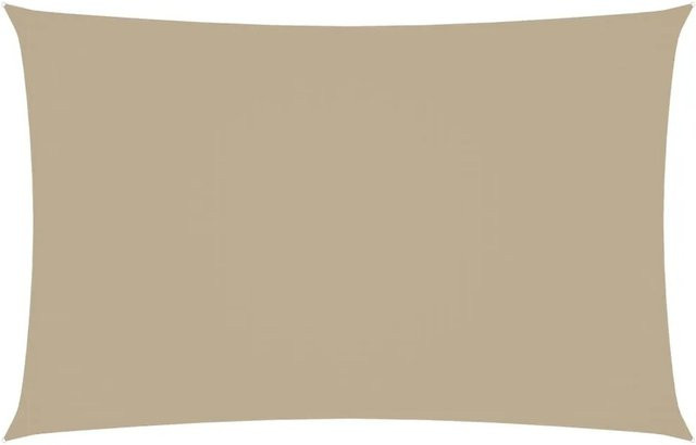 Furnicato Sonnensegel aus PU-beschichtetem Oxford-Gewebe, rechteckig, Beige, Breite: 25 m, Tiefe: 5 m - Bild 1