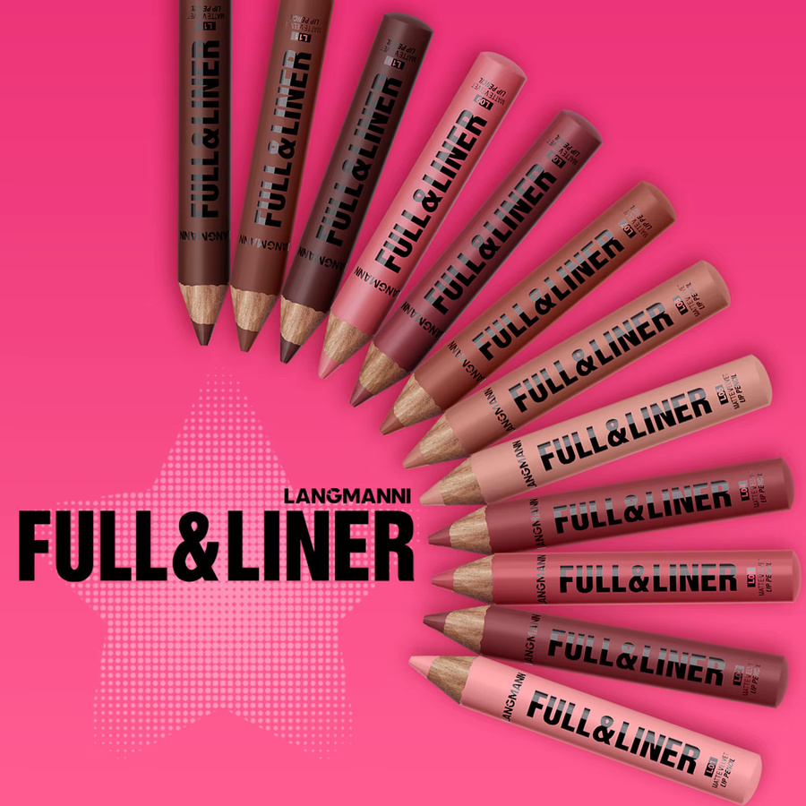 Young Vision Lipliner, 12 Farben, Matt, Nude Braun - Bild 5