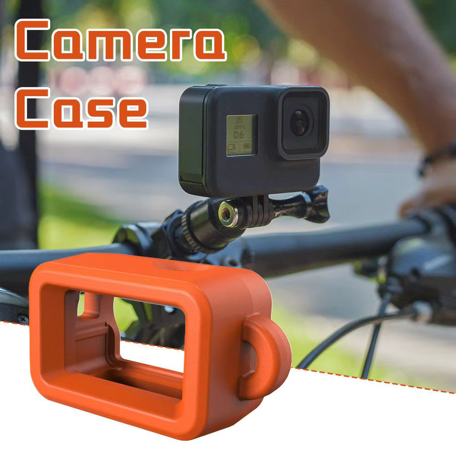 DJI OSMO Action 4 und 5 Floating Case Auftriebshülle in Orange für Wassersport und Schwimmen - Bild 4