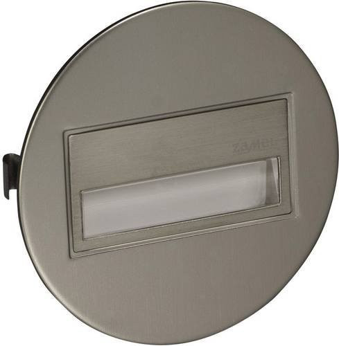 Zamel Sona LED-Wandeinbauleuchte in Silber, runde moderne Metall-Leuchte für Treppen und Flure - Bild 1
