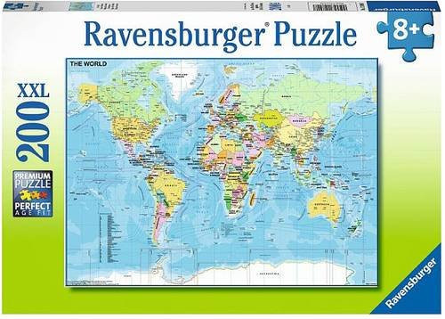 Ravensburger Puzzle Die Welt 200 Teile XXL 12890 - Bild 1