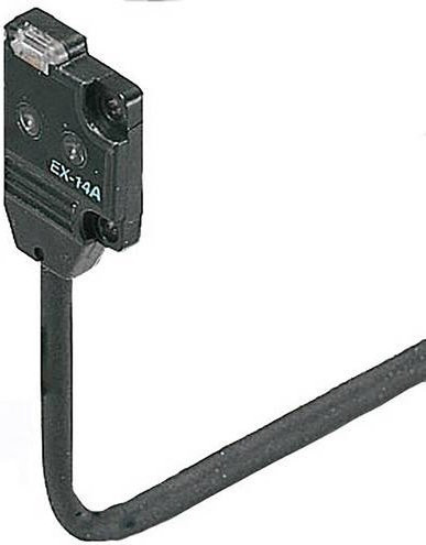 Panasonic Reflexions-Lichttaster EX14APN Fronttyp hellschaltend in Schwarz - Bild 1