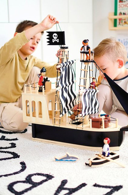 Small Foot Piraten Biegepuppen Figuren, Set - Bild 1