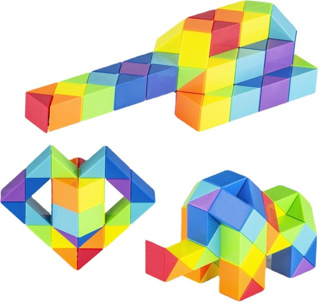 Meade Magische Würfel, 3D Puzzle, 24 farbige Würfel - Bild 1