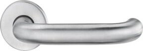 Dieckmann OT-Drücker-Halbgarnitur Riva 2103/5300 rd. aus Edelstahl in Silber matt - Bild 1