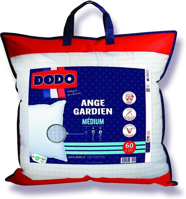 DODO Kopfkissen Ange Gardien Weiß, B/B/H: 60 x 60 x 1 cm - Bild 1