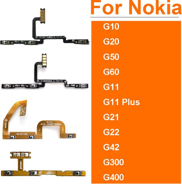Nokia Flex-Kabel für Power- und Lautstärketasten für G10 G20 GT0 G60 G11 Plus G21 G22 G42 G300 G400 - Bild 1