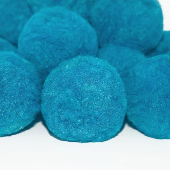 HOMEKA Filterball Blau als effektive Alternative zu Filtersand für Schwimmbad, Spa, Whirlpool und Aquarien - Bild 2