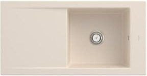 Villeroy & Boch Spüle Timeline CeramicPlus in Ivory mit Ablagegarnitur und Handwaschbecken, Breite: 60 cm - Bild 1