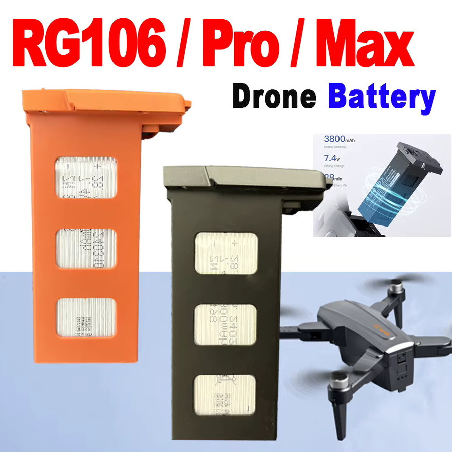KFPLAN Ersatzbatterie für RG106 Pro und RG106 Pro Max Drohne, 7,4 V, 3800 mAh - Bild 2