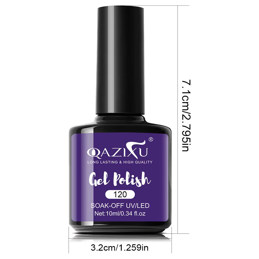 QAZIXU Nagellack Gel, lila, glänzend - Bild 6