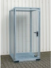 Bauer Südlohn Gasflaschen-Container GFC-E/G M0 feuerverzinkt B/T/H: 108,5 x 214,5 x 114,0 cm - Bild 1