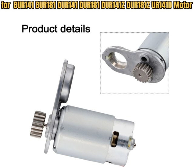 Makita Ersatzmotor 629932 für BUR141, BUR181, DUR141 und DUR181 in Silber - Bild 1