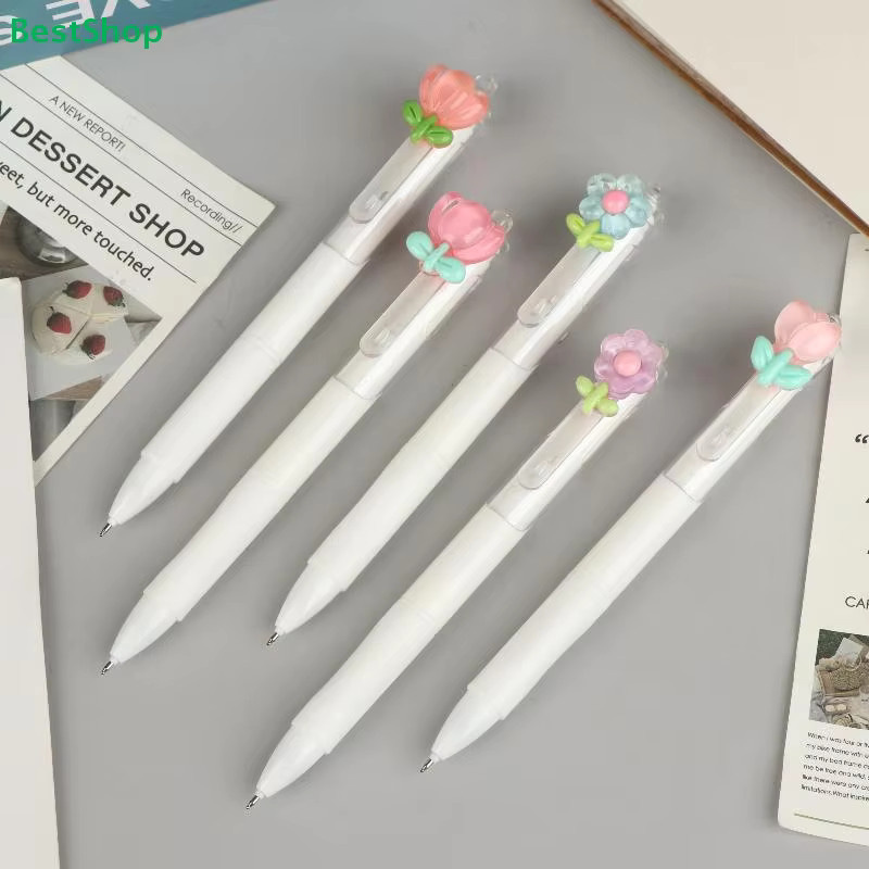 Ästhetische 3D-Blumen Gelstifte in Multicolour für Schule und Büro - Bild 2