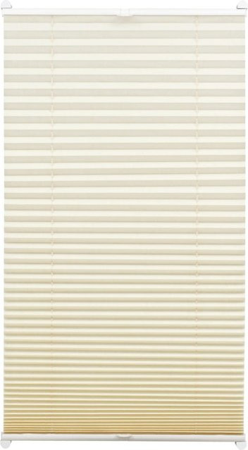 Gardinia EasyFix Plissee mit 2 Bedienschienen, Elfenbein, B: 45 cm, H: 130 cm - Bild 1