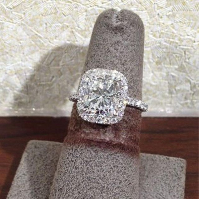 Huitan Brillante Eheringe, Zirkonia, Kupfer, Schwarz, Damen - Bild 1