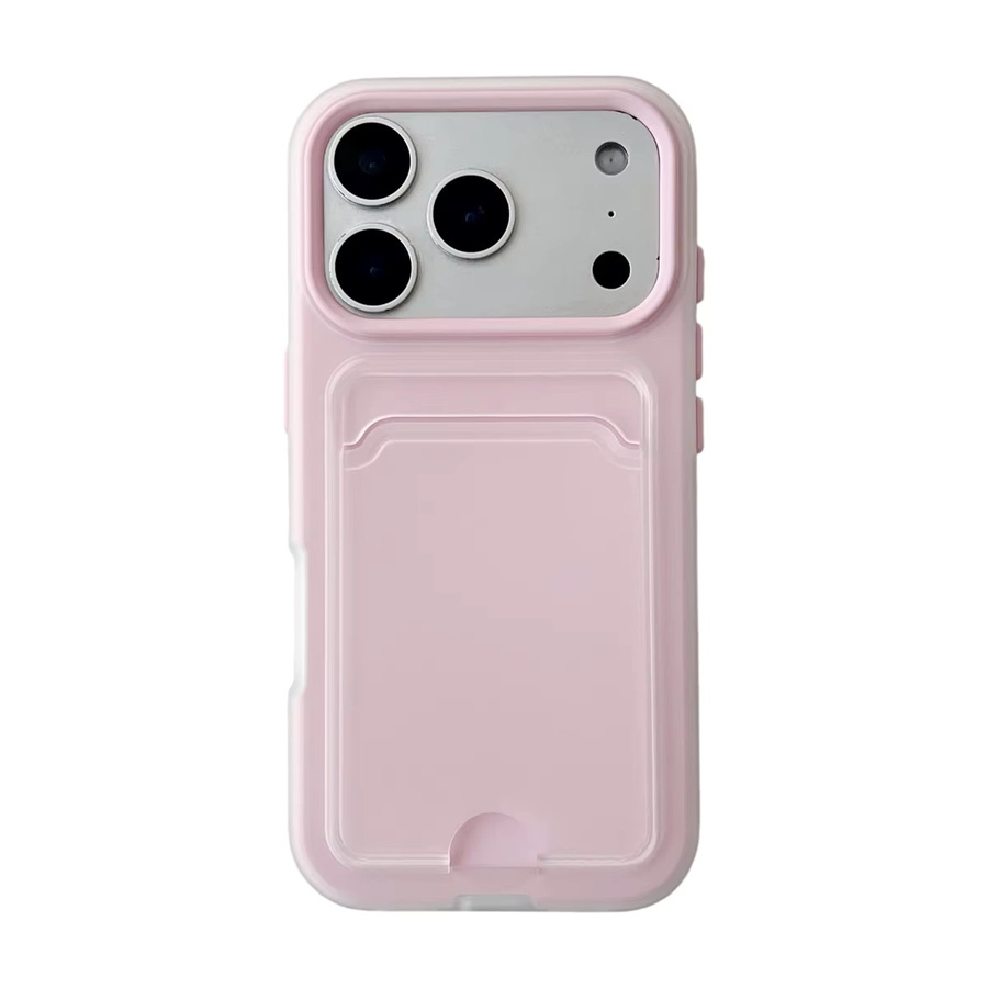Stoßfeste Silikon Handyhülle mit Kartentaschen-Slot für Apple iPhone 17 Air 16 Pro Max 15 14 13 12 11 in Grün - Bild 3