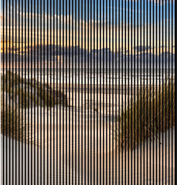 FN Acustico Akustikplatte Strand 2 in Bunt mit PET und MDF Foliierung H: 2.400 mm x B: 2.253 mm x T: 19 mm - Bild 1
