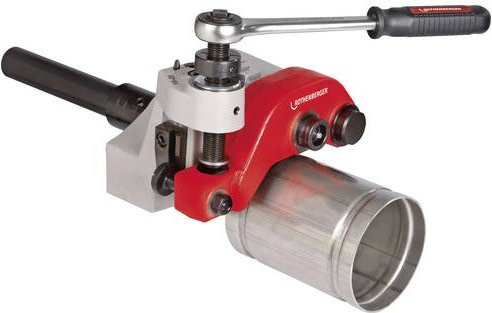 Rothenberger ROGROOVER 56505 tragbares Rollnutgerät in Rot für ROPOWER 50R, SUPERTRONIC 2 SE und REX 2" - Bild 1