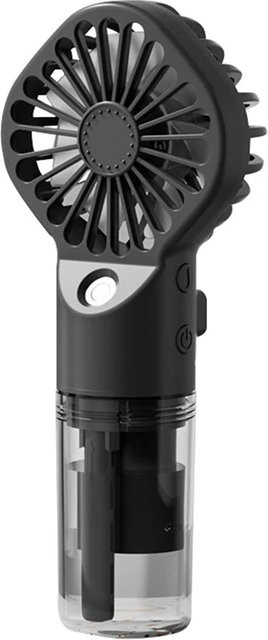 Tragbarer Mini Ventilator Techsuit G10, Schwarz, wiederaufladbar - Bild 1