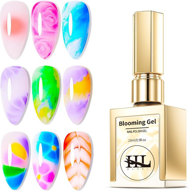 HLGEL Nagellack, klar, glänzend, 15 ml - Bild 1